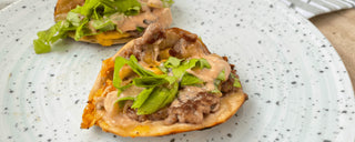 Low carb big mac taco