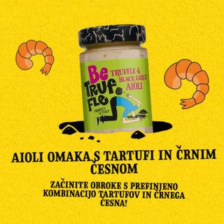 Aioli omaka s tartufi in črnim česnom 80 g
