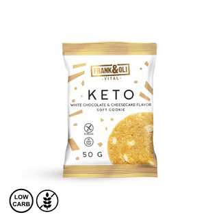 KETO mehki piškot - Cheesecake z belo čokolado 50 g