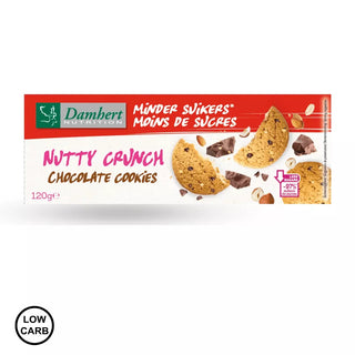 Ciastka low carb z czekoladą i orzechami 120 g