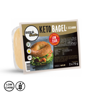 KETO bagel s sezamom 2x75 g