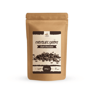 Kropelki z gorzkiej czekolady low carb 250 g