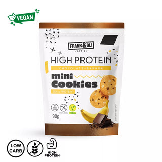 Proteinski mini piškoti - banana in čokolada