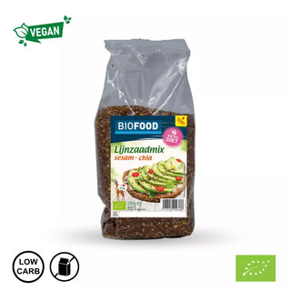BIO mieszanka siemienia lnianego, sezamu i chia250 g