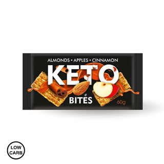 KETO ploščica: mandlji, jabolko in cimet 60 g