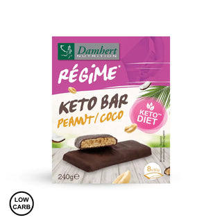 KETO ploščice z arašidi in kokosom 8x30g