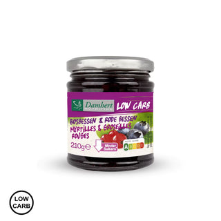 Dżem borówkowo-porzeczkowy low carb 210 g